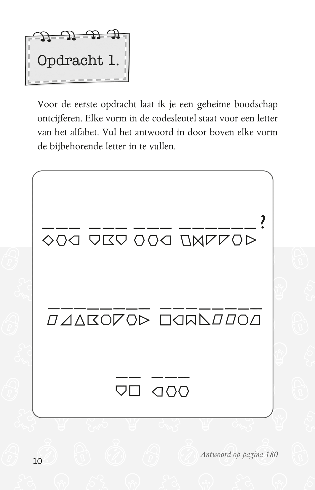 Pagina 10 - Opdracht 1 uit Speurneuzel - De zaak van de Dumpel Diamant